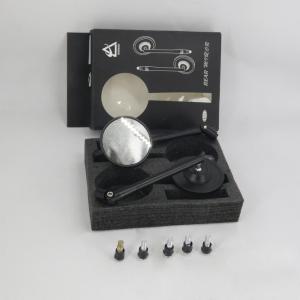 Universal straight pole round mirror motorcycle rearview mirror all aluminum CNC reversing mirror modification