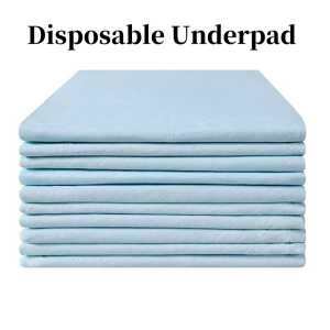 SKISOPGO 10/20PCS Adult Underpad 80*90cm Disposable Underpads for Adults Strong Water Care Pad Elderly Incontinence Diaper