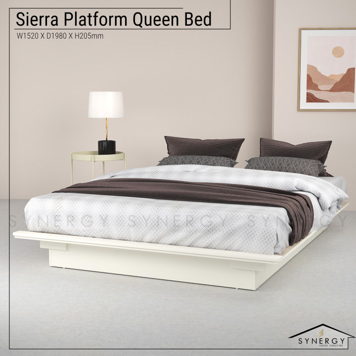 Queen Bed Sierra Collection Katil Queen Platform Bed Japanese Zen Bed Lazada