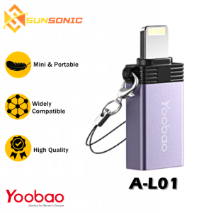Yoobao A-L01 USB-A Female to Lightning Male OTG Adapter High Quality with Lanyard For Apple Devices