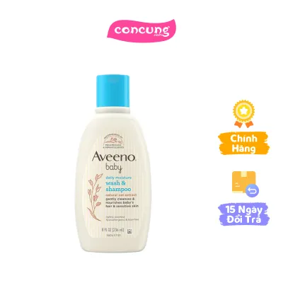 Sữa tắm gội toàn thân cho bé Aveeno Baby Lightly Scented 236ml