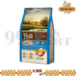 Sams Field Low Grain Dog Food 2.5KG ( Adult Salmon Adult Chicken ) - Dog Food / Pet Food / Dog Dry Food / Makanan Anjing / Dog Food Dry Food / Makanan Anjing Kering / Dry Food