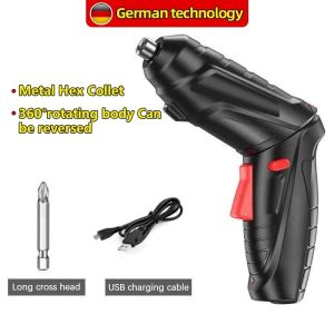 Cordless Screwdriver Mesin Obeng Listrik Bor Cordless Tools Screwdriver 4.2 V Mesin bor baterai impact cordless drill 49 pcs Set Screwdriver Baterai  Bor mini