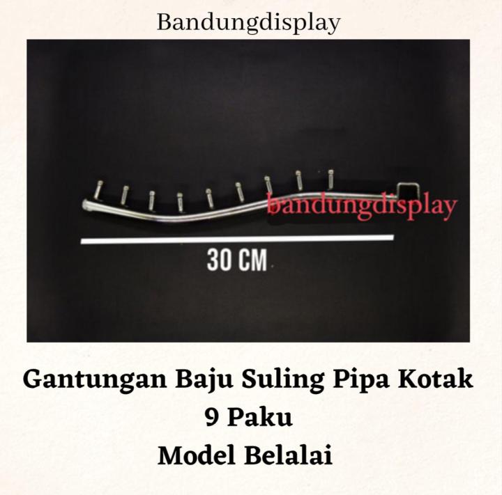 Hanger Suling /Gantungan Suling 9 Titik Pipa Kotak | Lazada Indonesia
