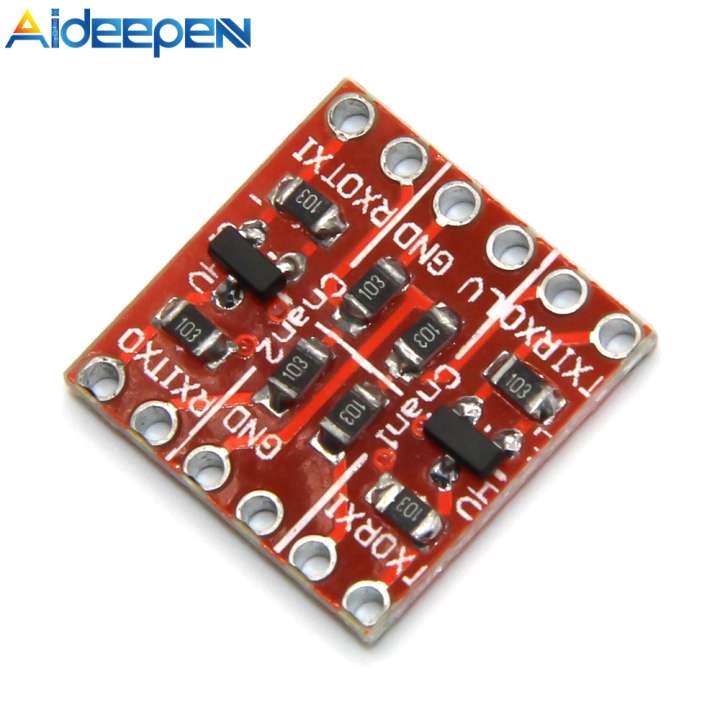 Aideepen 3.3V 5V 2 Channels Logic Level Converter Module TTL Bi ...