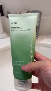 7 7 SALEKbeauty Heartleaf Quercetinol Deep Cleansing Foam 150ml Facial Cleanser Acne Pimple Pore Oily Skincare