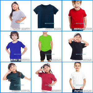 Kaos Anak Perempuan Laki Laki Murah Distro Katun Lembut
