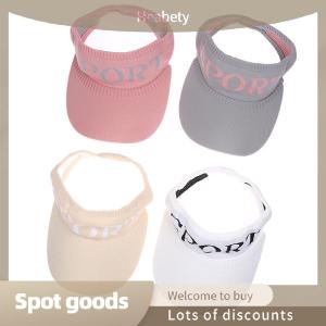 Heabety Fashion Summer Sun Hats Men Women Adjustable UV Protection Top Empty Hats Solid Tennis Golf Running Sunscreen Baseball Cap