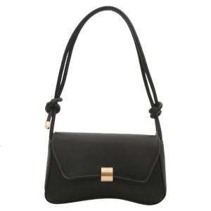 Trendy Candy Color Underarm Bag Practical PU Leather Shoulder Bags Work Handbag for Students and Office Newcomers