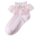 Kaus Kaki Renda Anak Perempuan Bayi Putri Kaus Kaki Kapas Murni Import. 