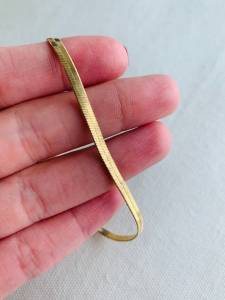 Snake Chain Gold Necklace For Men And Women 18k Saudi Gold Necklace Original Chain Necklace Stainless Necklace Gold Plated Necklace Non Tarnished Hypo Allergenic satisfaction guaranteed
