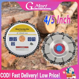 4/4.5/5 Inches Wood Carving Disc Chain Grinder Carving for Use With 4" Or 4-1/2"4.5"5"Angle Grinders Carving Tool Wooking Tool Chain-Disc
