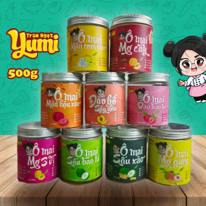 Ô mai Mơ 3 vị Yumi đồ ăn vặt xí muội chua mặn ngọt thơm ngon
