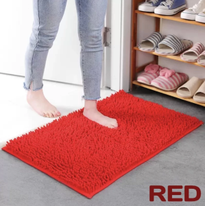 Floor Mat Bathmat Super Absorbent Chenille Carpet for Shower Bath Anti Slip Rugs Floor Door Mat House Entrance Mats