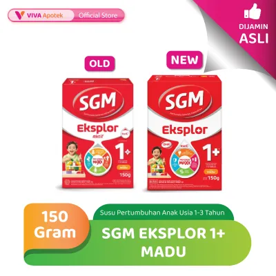 SGM Eksplor 1 Plus Madu Susu Formula Usia 1-3 Tahun (150 Gram)