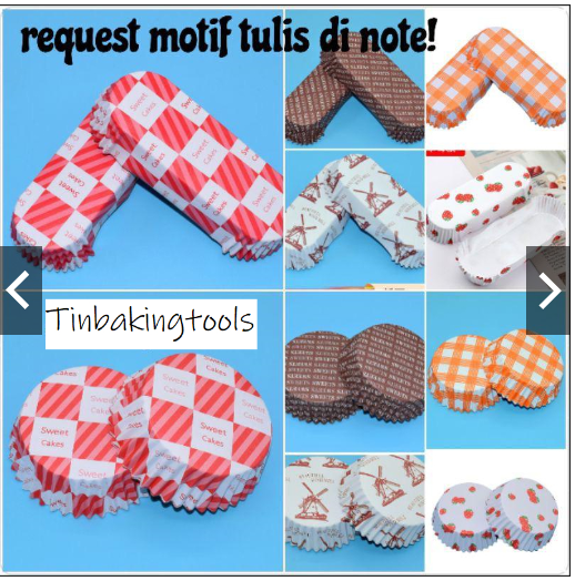 paper cup roti 200PCS paper cup case roti kertas roti | Lazada Indonesia