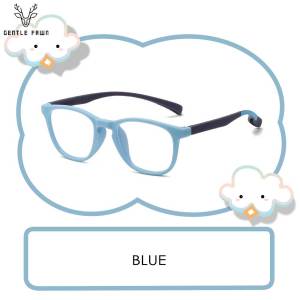Gentle Fawn Kacamata Anak/Remaja AntiradiasiBlueray Bentuk Kotak Bahabn TR90+Silikon Lentur TerBaru 1672