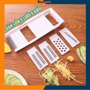 Dao Bào Đa Năng Bản Lớn Dao Bào Rau Củ 6in1 Tiện Dụng