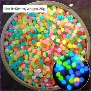 Suomi 3-13mm Luminous Sand Stone Glow In Dark Home Pebbles Stone Path Outdoor Yard Fish Tank Decorations