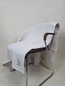 My Day 1 ผ้าเช็ดตัว รังผึ้ง สีครีม (Ivory) L 75*160 cm แห้งง่าย ซับน้ำดี นุ่มเบาสบาย