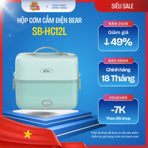 Hộp cơm cắm điện Bear 2 ngăn SB-HC12L - Điện Máy Tiện Lợi 247 - Giao hàng miễn phí