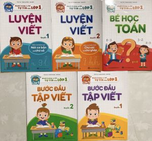 Sách - Combo Hành trang tự tin cho bé vào lớp 1 - 5 quyển
