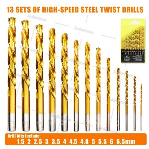 MURAH! Mata Bor Besi Set 13 Pcs - Mata Bor Besi Set 13pcs