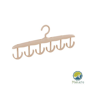 Makayo ไม้แขวนเสื้อ กันลื่น ใช้งานง่าย ไม้แขวนเสื้ออเนกประสงค์ Clothes hanger