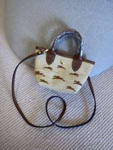 spring Le Panier womens bag woven shoulder crossbody bag brand Sling bag Vegetable basket bag Made in France