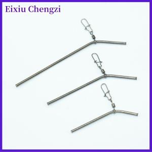 Eixiu 5pcs Fishing Balance Connectors 5 7 9 12CM Small Style Brass Tube Fishing Tackle Anti-Tangle Feeder Boom Fish Accessories