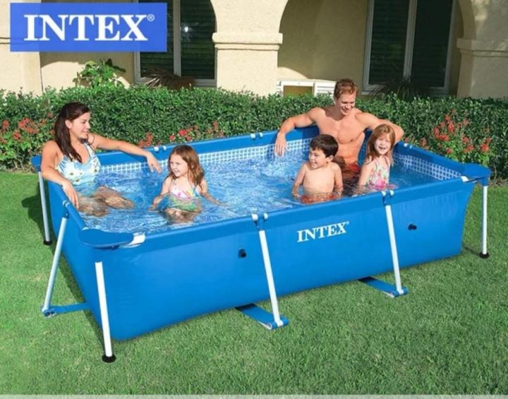 INTEX Rectangular Frame Pool Model 28272 3.0M x 2.0M x 0.75M 