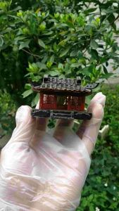 Nhà 1 tầng phụ kiện trang trí tiểu cảnh hòn non bộ bonsai....( chất liệu bột đá)