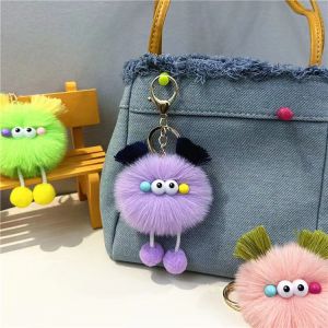 (SG Seller) Cute Plush Cat Keychain Cartoon Doll Toy Pendant Keyring For Women Girls Bag Ornament Car Key Chain Children Gifts Accessories-WJ126