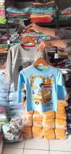 PROMO BABY VICTORY TOKO OMAH BAYI - Beli 2 Gratis 2 Kaos Lengan Panjang Anak Laki-laki Kualitas Import Umur 1 Tahun 3 - 4 Tahun Bisa COD Pengiriman Cepat GRATIS ONGKIR