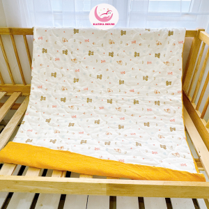 Chăn mền cho bé Katina House 1mx1m3 vải muslin cao cấp mềm mại mát thấm hút tốt