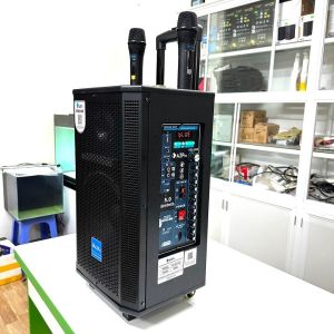 Loa kéo Bluetooth chính hãng AzproAZ-D1108Bass 25 mạch revert 12 núm chỉnhMic Set tần số