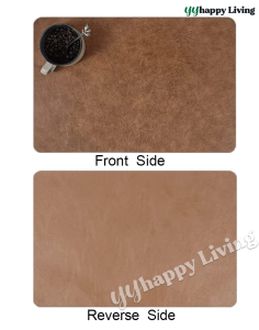 [SG In-Stock]Waterproof placemats/Leather Placemat for dining table Kitchen /PU Table mat Non-Slip Heat Resistant hotel