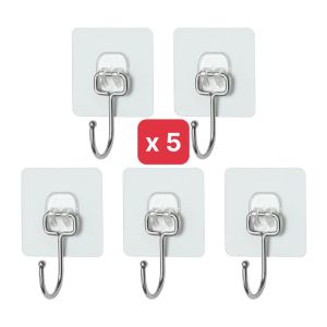 Móc Treo Đồ Dán Tường Inox Chịu Lực Cao Chống Thấm Nước Tiện Dụng Cho Nhà Tắm Nhà Bếp