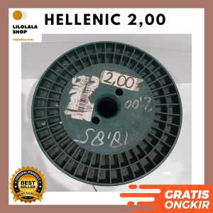 KAWAT TEMBAGA EMAIL 200 HELLENIC 200 2.00 mm GULUNG DINAMO TRAFO TAMIYA GENERATOR SPULL (per ONS)