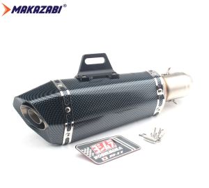 51mm Motorcycle Exhaust Pipe Muffler Exhaust Power Tail Pipe Yoshimura R11 Canister PIPE Universal For Kawasaki Z900 ZX6R ZX-10 YAMAHA Aerox xmax MT09 R6 FZ8 R25 FZ1 KTM 390 duke HONDA CBR1000 GPX Racing Demon 150GN ETC