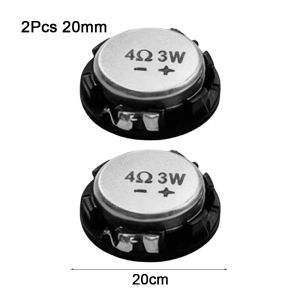 MUMU 1/2Pcs 20/24/28mm Mini Full Range Speaker 4Ohm 3W 1Inch Neodymium Loudspeaker Round Home Theater DIY Speaker for Bluetooth Compatible Speaker Audio Equipment DIY Accessories