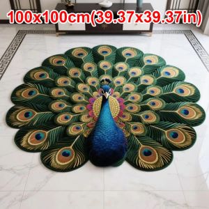 HEFEI Special-shaped Pea Carpet Non-slip Soft Bathroom Floor Mat Durable Absorbent Blanket for Living Room Tea Table Bedside