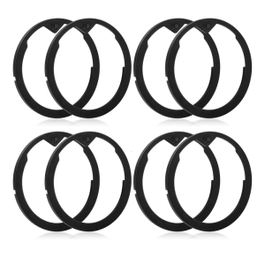 ปะเก็นเครื่องชงกาแฟดำแหวนยางซิลิโคนเกรดทนอุณหภูมิสูง8ชิ้น