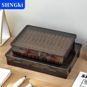 SHNGki 1PC tài liệu tổ chức hộp hộ gia đình giấy chứng nhận tập tin A4 hộp thông tin quan trọng đăng ký cuốn sách bụi bằng chứng lưu trữ trường hợp