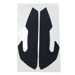 แผ่นรองเมาส์ผิวด้านข้างเมาส์1ชุดสติกเกอร์ปุ่มซ้ายขวาสำหรับด้ามจับซิลิโคนขอบโค้งสูงสุด