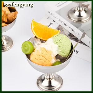 wxfengying 304 thép không gỉ tráng miệng cốc bánh pudding sữa thạch Kem cốc bát salad Bát Tráng Miệng đĩa trái cây món ăn nhẹ