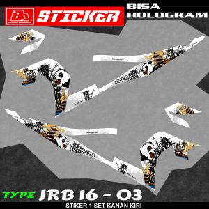 STIKER STRIPING JUPITER Z 115 ROBOT STICKER PREMIUM BISA HOLOGRAM JRB 16