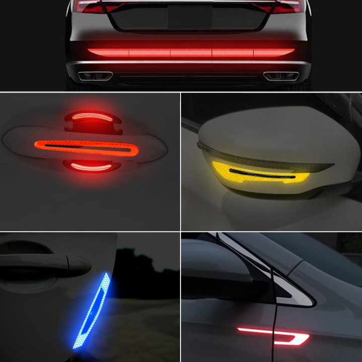 Car Reflective Sticker Auto Exterior Covers Car Door Handle Styling ...
