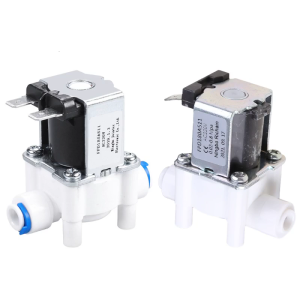 1/4" Thread Plastic Solenoid for Valve Water Inlet Flow Switch for Water Purifier Washing Machine Water Dispenser 220V