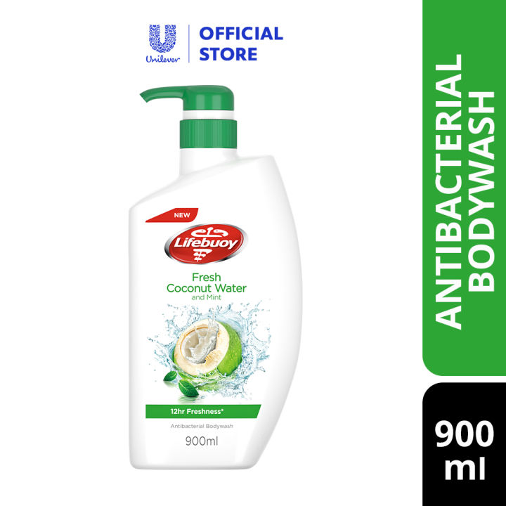 Lifebuoy Antibacterial Shower Gel Coconut Fresh 900ml Lazada